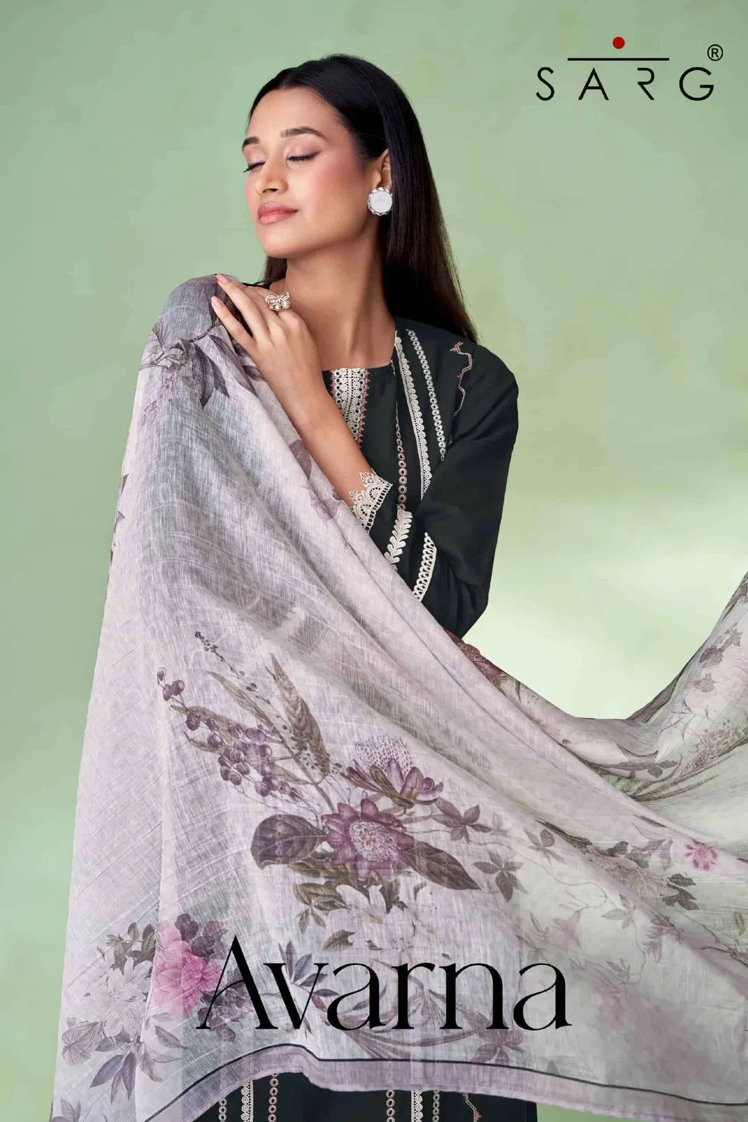 Avarna By Sahiba Linen Dyed With Heavy Embroidery Dress Material Wholesale Price In Surat